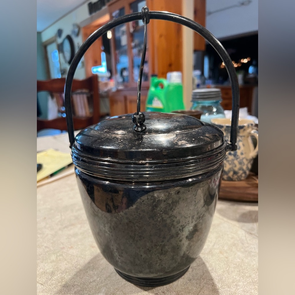 Vintage silver Ice Bucket
